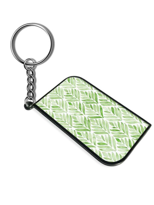 Hand Painted Green Keychain Zapvi