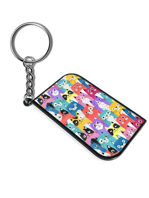 Funny Cartoon Cats Keychain Zapvi