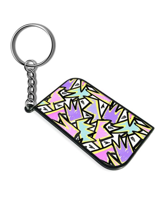 Cute Seamless Pattern Keychain Zapvi