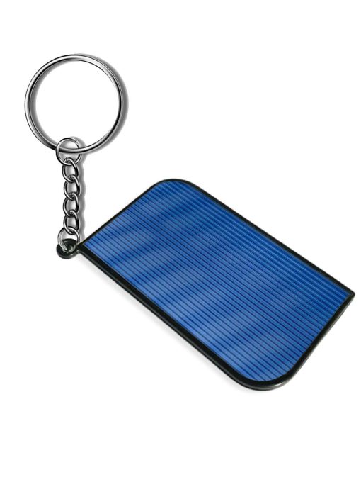 Striped Blue Wave Keychain Zapvi