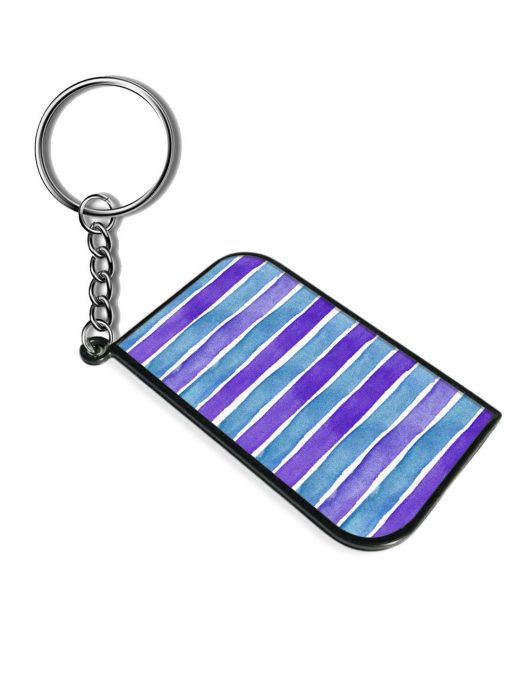 Blue Purple Watercolor Keychain Zapvi