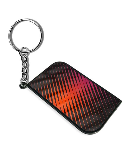 Trendy Halftone Line Keychain Zapvi