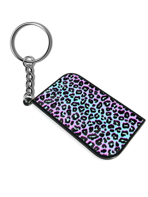 Leopard Print Pattern Keychain Zapvi