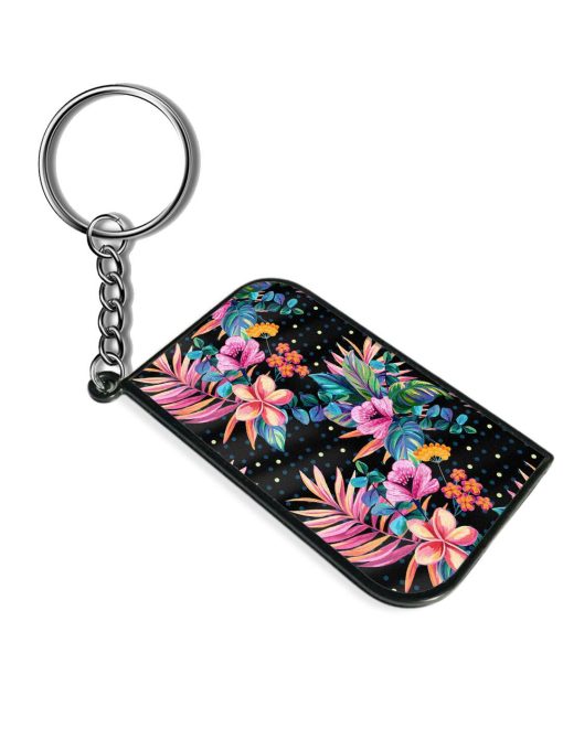 Seamless Floral Pattern Keychain Zapvi