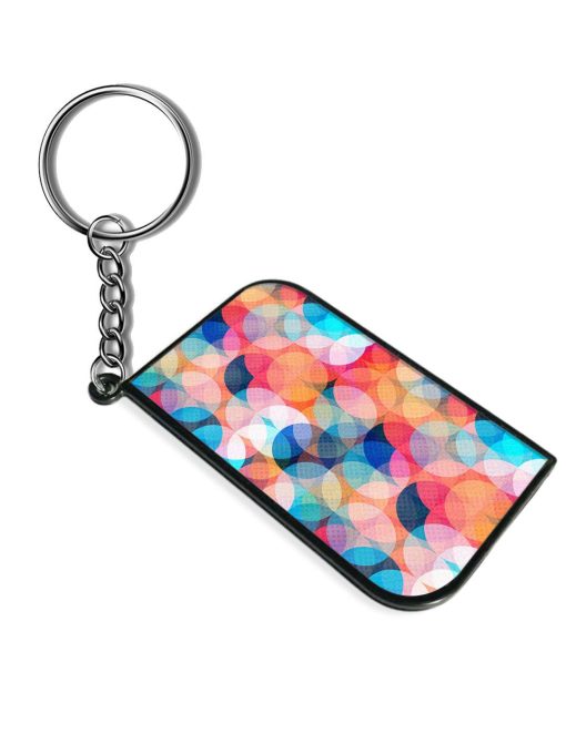 Colored Circle Seamless Keychain Zapvi