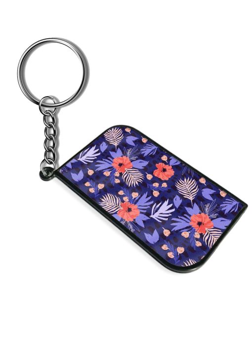 Abstract Peony Bouquets Keychain Zapvi