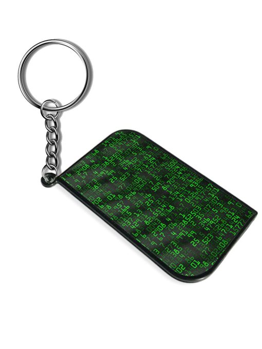 Modern Background Green Keychain Zapvi