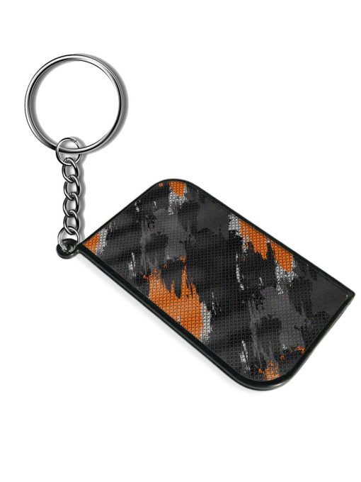 Abstract Geometric Seamless Keychain Zapvi