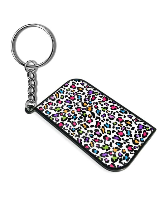 Seamless Leopard Pattern Keychain Zapvi