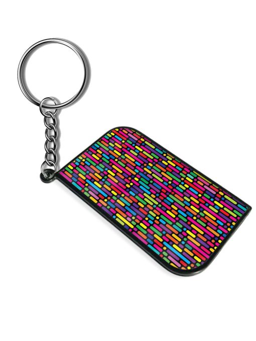 Seamless Pattern Geometric Keychain Zapvi