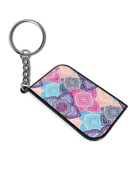 Ethnic Floral Seamless Keychain Zapvi