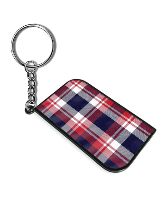 Classic Plaid Tartan Keychain Zapvi