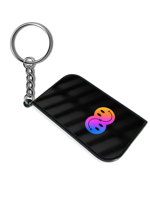 Gradient Smile Art Keychain Zapvi