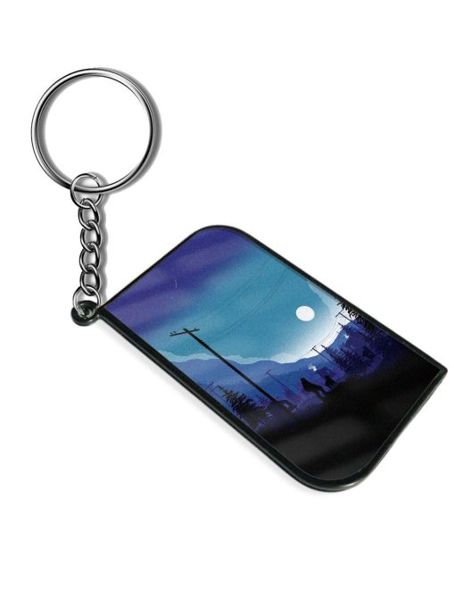 Full Moon View Keychain Zapvi