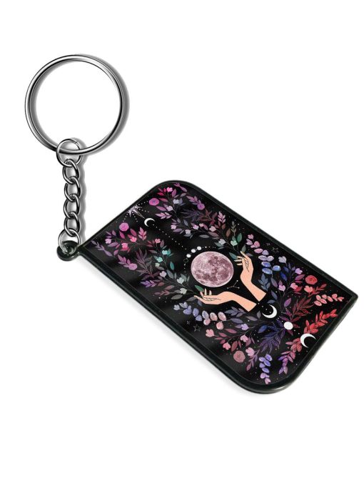 Hand On Moon Keychain Zapvi