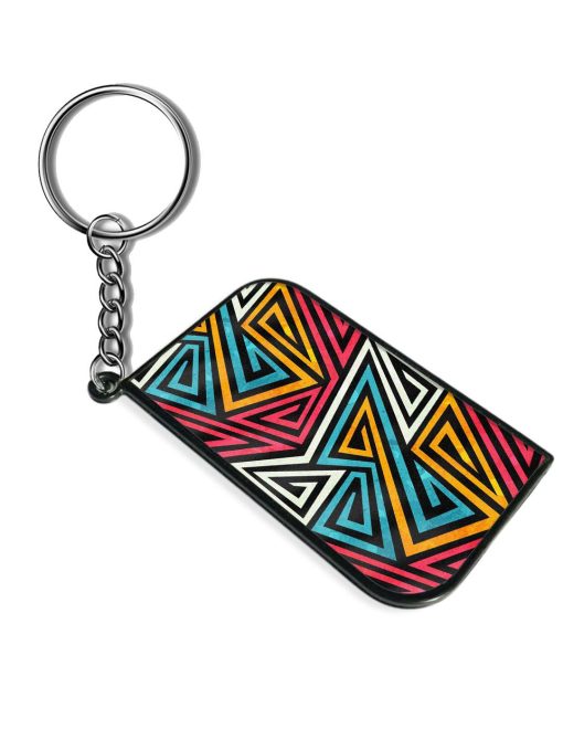 Colored Labyrinth Seamless Keychain Zapvi