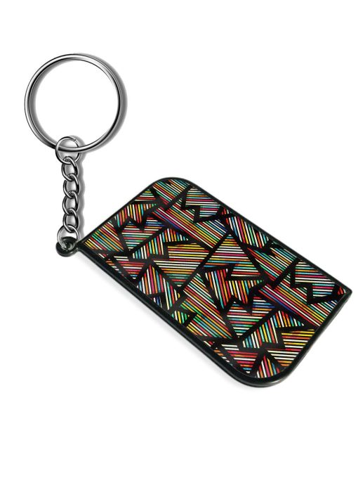 Spectrum Geometric Seamless Keychain Zapvi