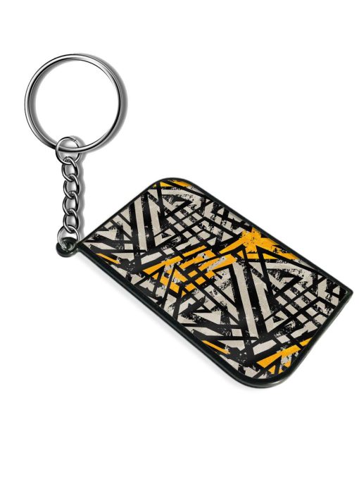 Urban Geometric Seamless Keychain Zapvi