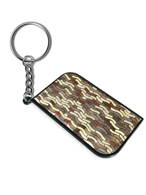 Abstract Grunge Seamless Keychain Zapvi