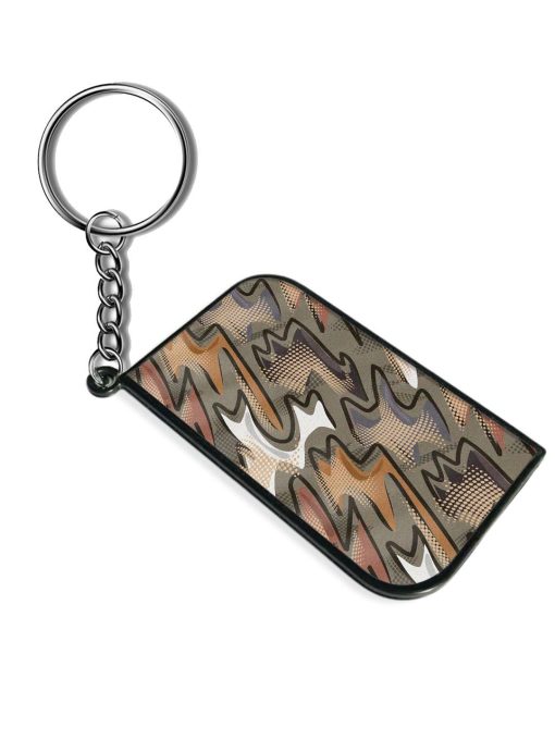 Abstract Seamless Geometric Keychain Zapvi