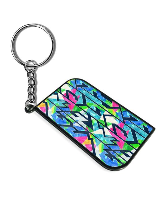 Bright Geometric Seamless Keychain Zapvi