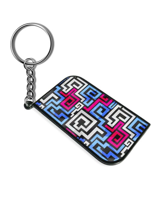 Bright Spirals Seamless Keychain Zapvi