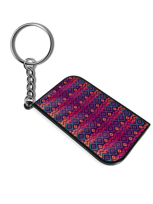 Bright Vintage Geometric Keychain Zapvi