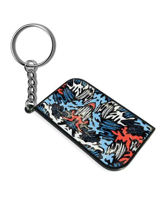 Color Abstract Seamless Keychain Zapvi