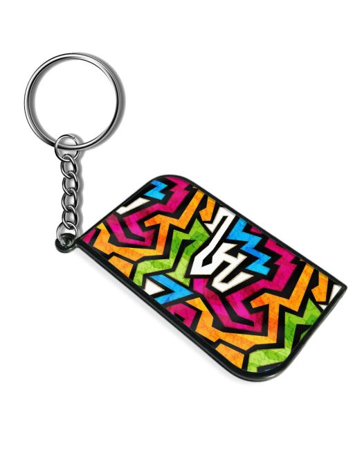 Colored Graffiti Seamless Keychain Zapvi