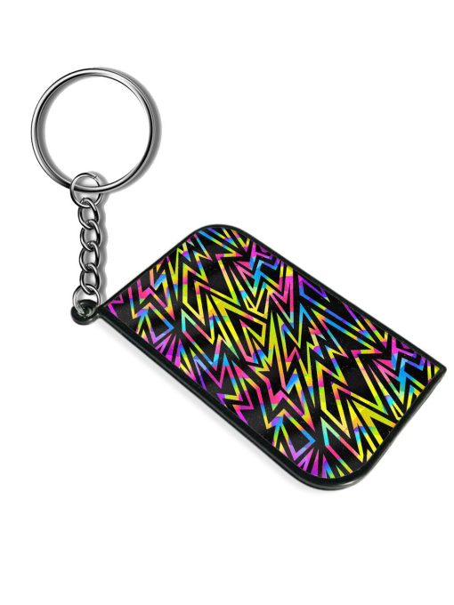 Colored Space Geometric Keychain Zapvi