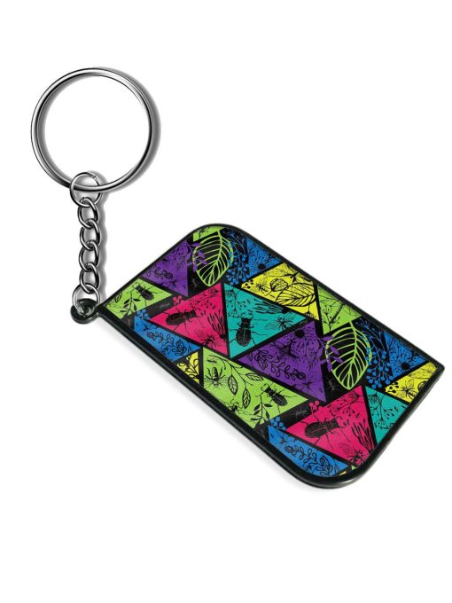 Colorful Seamless Pattern Keychain Zapvi