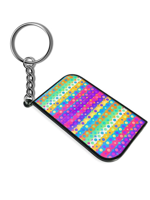 Funny Geometric Seamless Keychain Zapvi