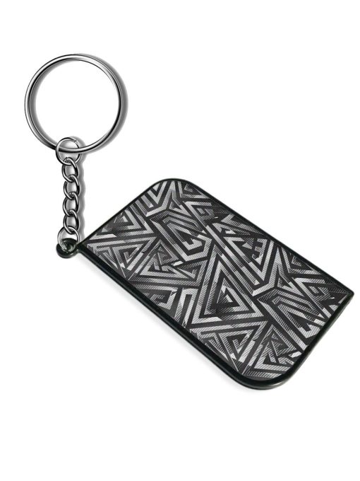 Geometric Seamless Pattern Keychain Zapvi