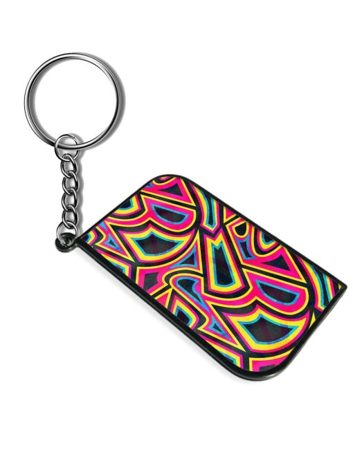 Graffiti Geometric Seamless Keychain Zapvi