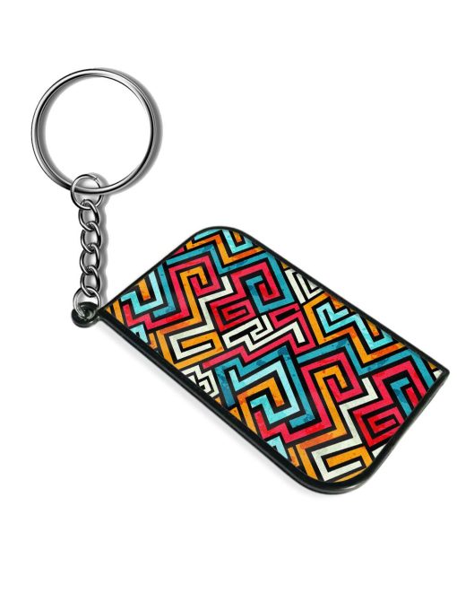 Graffiti Lines Seamless Keychain Zapvi