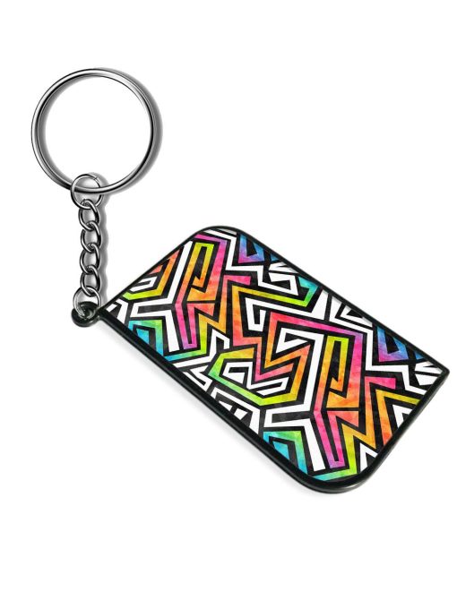 Graffiti Maze Seamless Keychain Zapvi