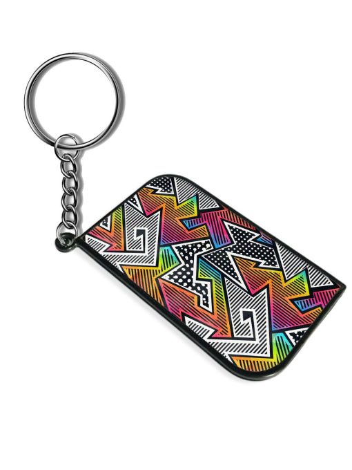 Graffiti Seamless Pattern Keychain Zapvi