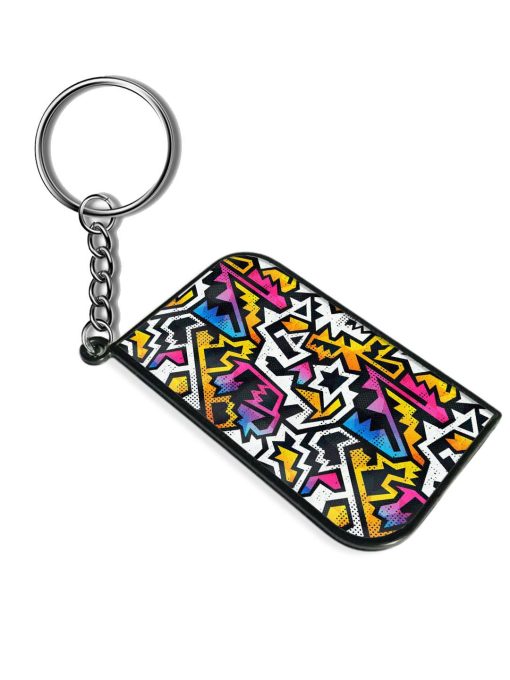 Graffiti Seamless Pattern Keychain Zapvi