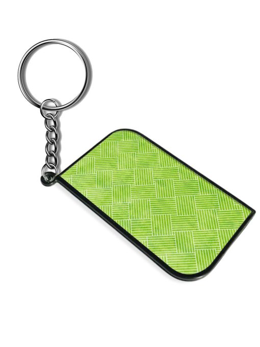 Green Fabric Seamless Keychain Zapvi