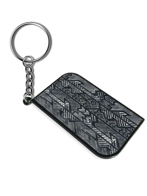 Monochrome Grunge Northern Keychain Zapvi