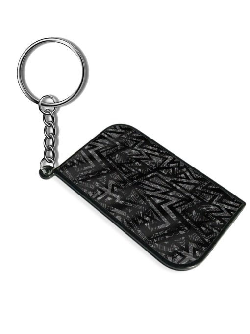 Monochrome Tribal Vector Keychain Zapvi