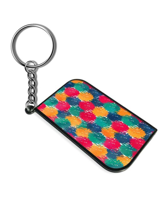 Painting Style Seamless Keychain Zapvi