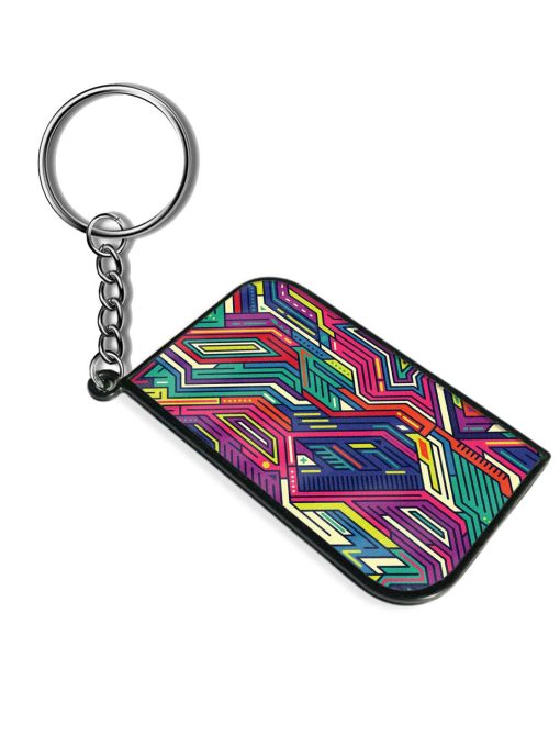 Pop Art Colorful Keychain Zapvi