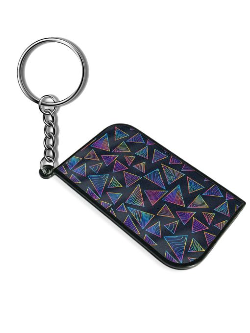 Rainbow Triangles Neon Keychain Zapvi