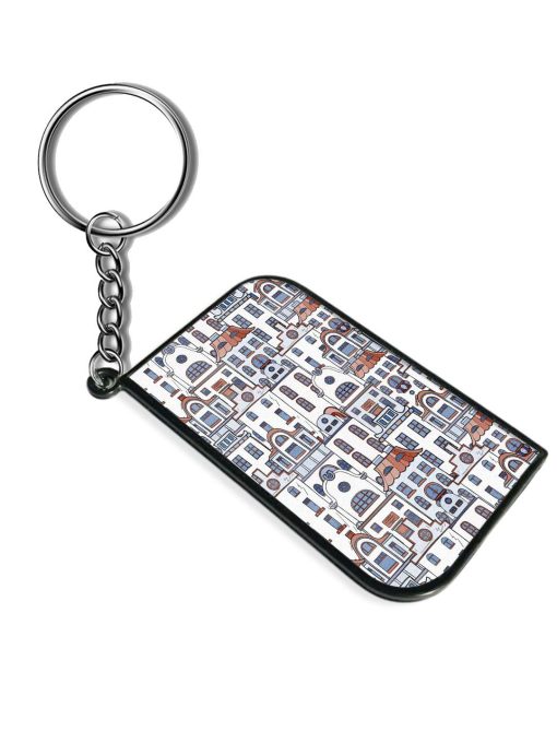 Seamless Pattern Hand Drawn Keychain Zapvi