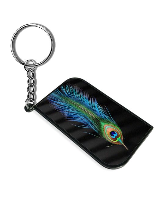 Peacock Feather Keychain Zapvi