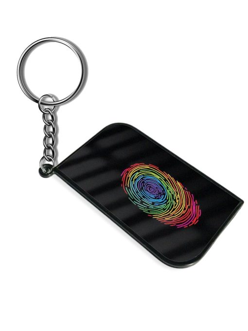 Fingerprint Of Thumb Art Keychain Zapvi