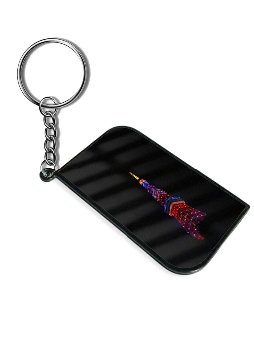 Eiffel Tower Night View Keychain Zapvi