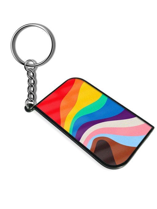 Minimal Pride Art Keychain Zapvi