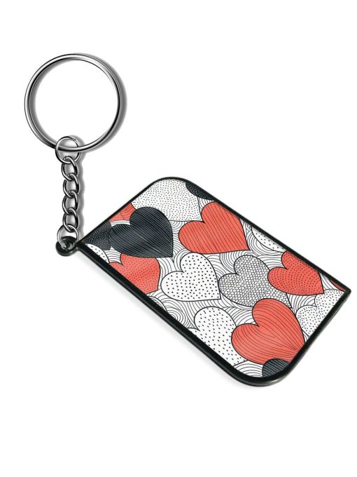 Girly Heart Seamless Keychain Zapvi